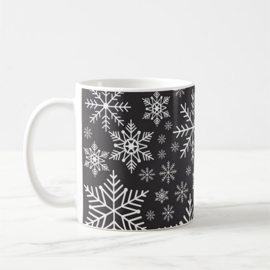 Snowflake patroon koffiemok (Links)