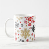 Snowflake patroon koffiemok (Links)