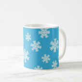 Snowflake patroon koffiemok (Voorkant rechts)