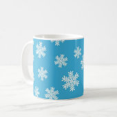 Snowflake patroon koffiemok (Voorkant links)