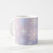 Snowflake patroon koffiemok (Voorkant links)
