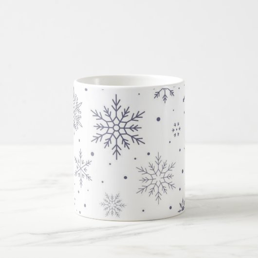 Snowflake patroon koffiemok (Center)