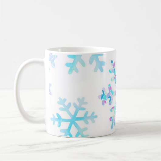Snowflake patroon koffiemok (Links)