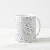 Snowflake patroon koffiemok (Voorkant rechts)