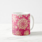 Snowflake patroon koffiemok (Voorkant rechts)