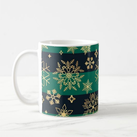 Snowflake patroon koffiemok (Links)