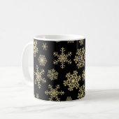 Snowflake patroon koffiemok (Voorkant links)
