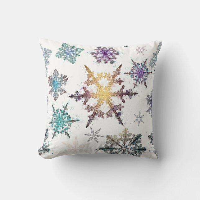 Snowflake patroon kussen (Voorkant)