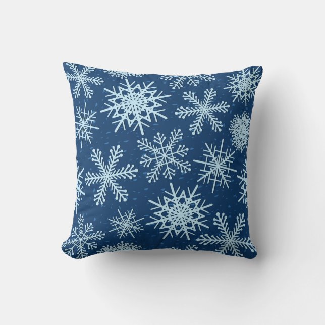 Snowflake patroon kussen (Voorkant)