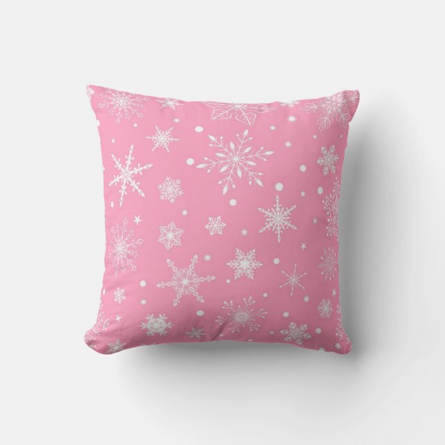 Snowflake patroon kussen (Voorkant)