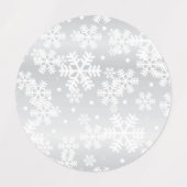Snowflake patroon labels (Design 2)