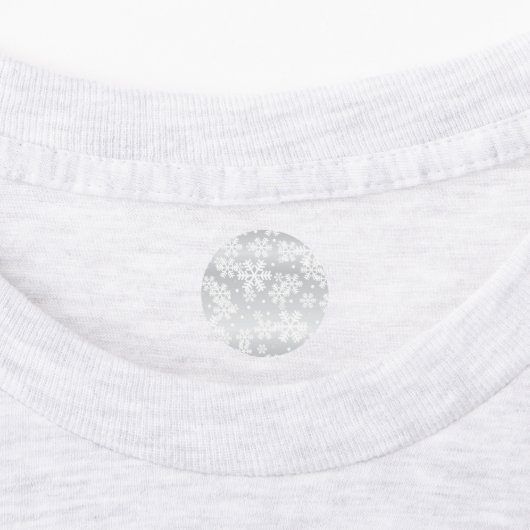 Snowflake patroon labels (Aangebracht)