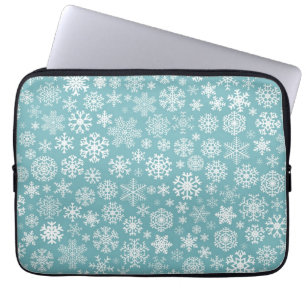 Snowflake patroon laptop sleeve