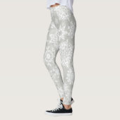 Snowflake patroon leggings (Links)