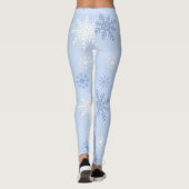 Snowflake patroon leggings (Achterkant)