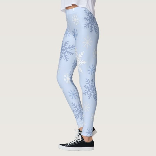 Snowflake patroon leggings (Links)