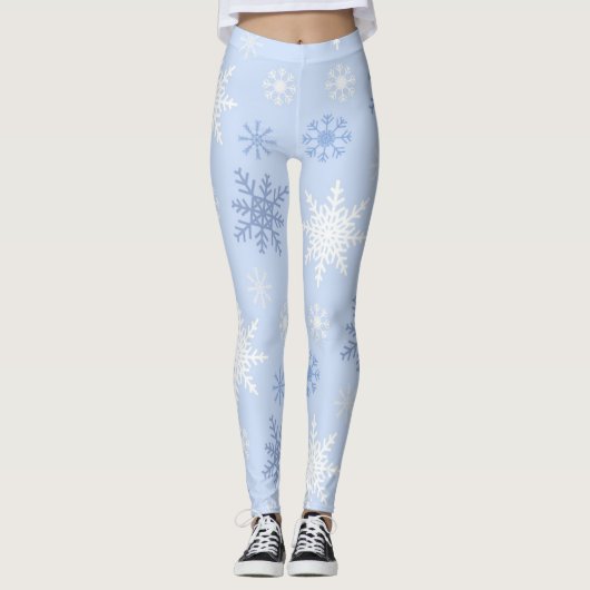 Snowflake patroon leggings (Voorkant)