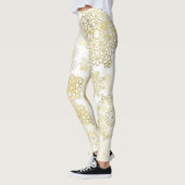 Snowflake patroon leggings (Links)