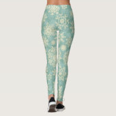 Snowflake patroon leggings (Achterkant)