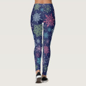 Snowflake patroon leggings (Achterkant)