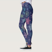 Snowflake patroon leggings (Links)
