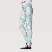 Snowflake patroon leggings (Links)
