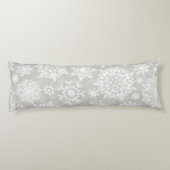 Snowflake patroon lichaamskussen (Achterkant)