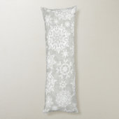 Snowflake patroon lichaamskussen (Achterkant (Verticaal))