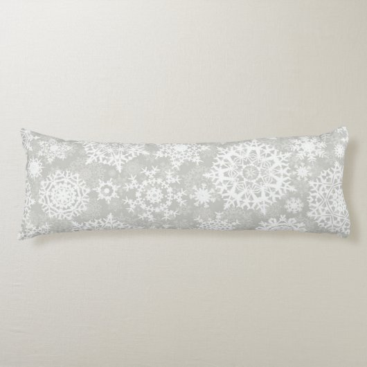 Snowflake patroon lichaamskussen (Voorkant)