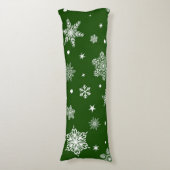 Snowflake patroon lichaamskussen (Voorkant Verticaal)