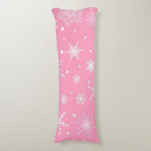 Snowflake patroon lichaamskussen (Voorkant Verticaal)