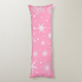 Snowflake patroon lichaamskussen (Achterkant (Verticaal))