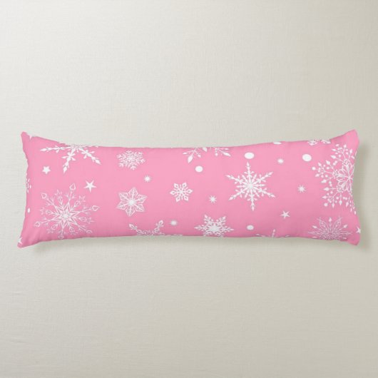 Snowflake patroon lichaamskussen (Voorkant)