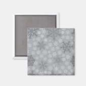 Snowflake patroon magneet (Voorkant / Achterkant)