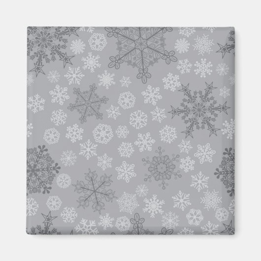 Snowflake patroon magneet (Voorkant)