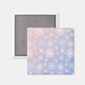 Snowflake patroon magneet (Voorkant / Achterkant)