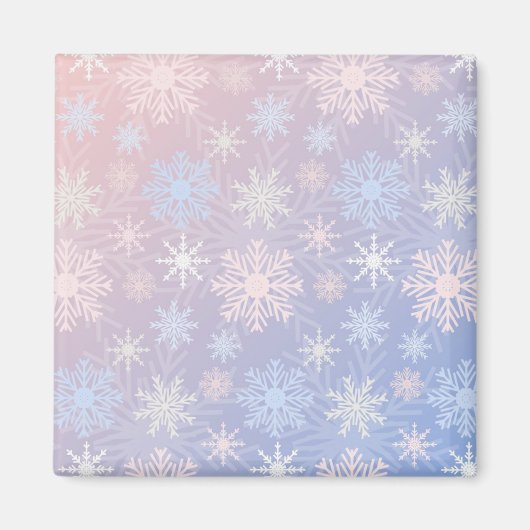Snowflake patroon magneet (Voorkant)