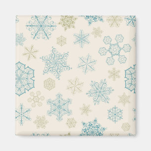 Snowflake patroon magneet