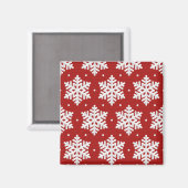 Snowflake patroon magneet (Voorkant / Achterkant)