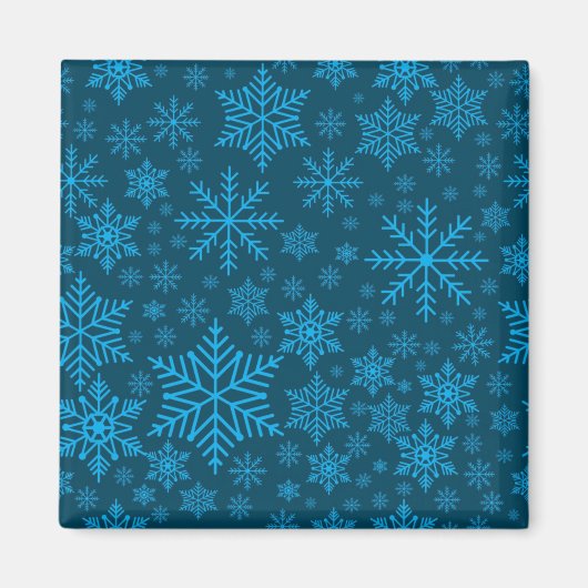 Snowflake patroon magneet (Voorkant)