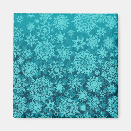 Snowflake patroon magneet (Voorkant)