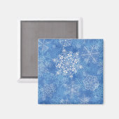 Snowflake patroon magneet (Voorkant / Achterkant)