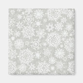 Snowflake patroon magneet (Voorkant)