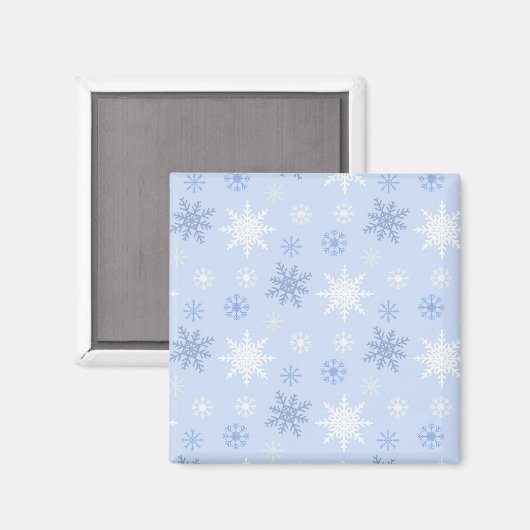 Snowflake patroon magneet (Voorkant / Achterkant)