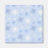 Snowflake patroon magneet (Voorkant)