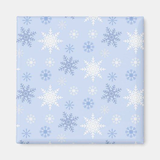 Snowflake patroon magneet (Voorkant)