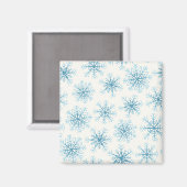 Snowflake patroon magneet (Voorkant / Achterkant)