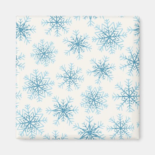 Snowflake patroon magneet (Voorkant)