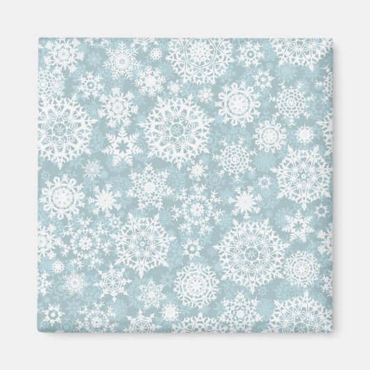 Snowflake patroon magneet (Voorkant)