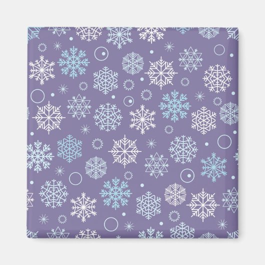 Snowflake patroon magneet (Voorkant)